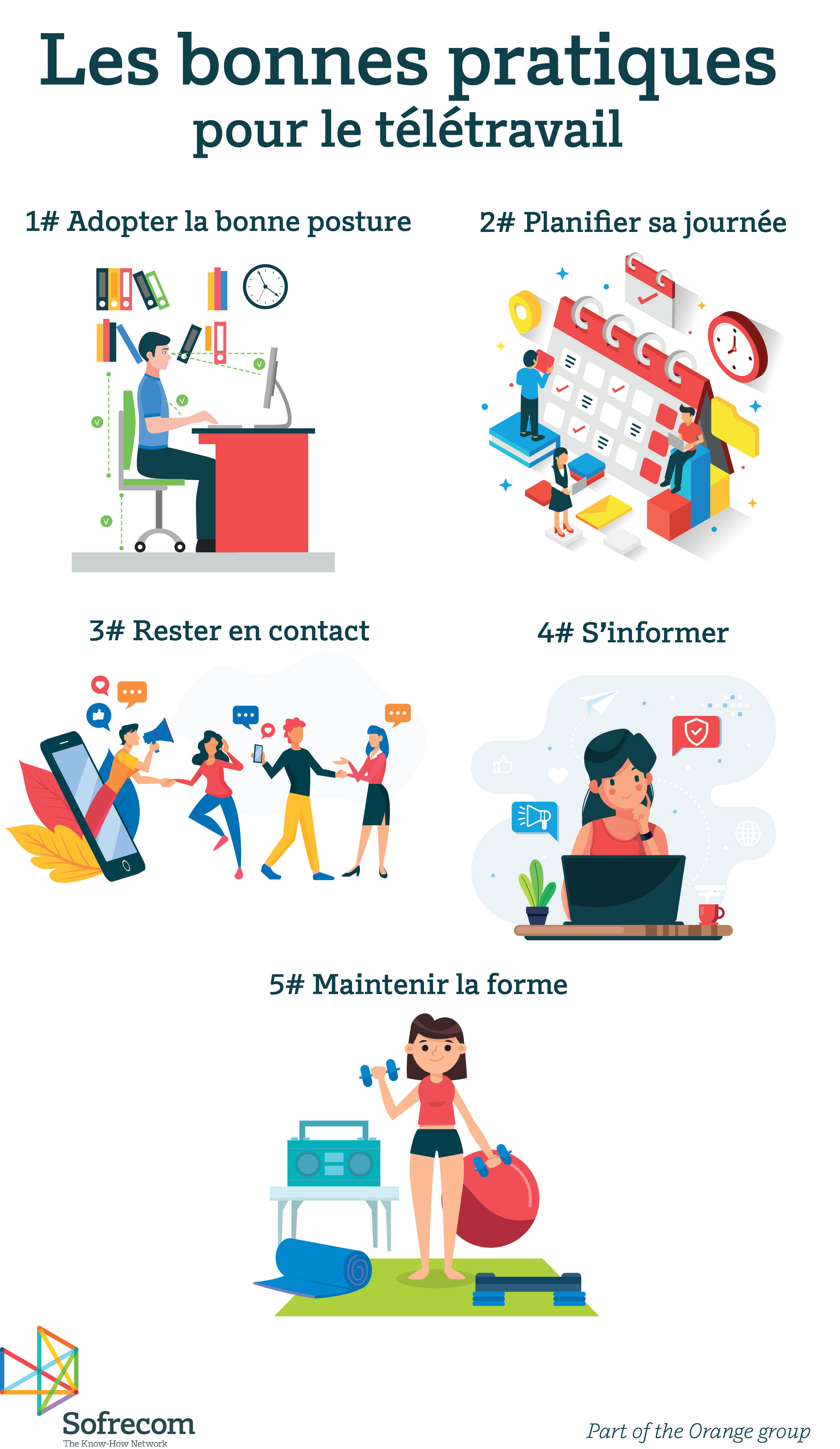 Covid-19, Bonnes pratiques du télétravail - Sofrecom - the Know-How Network